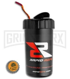 Rapid Rope 1100lb (120 Ft.) Orange -Best Knifes Shop Rapid Rope 1100lb 120 Feet Orange BHQ 118307 jr bottlecap large