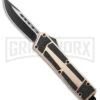 Rumble Gold D/A OTF Automatic Knife - Black Plain -Best Knifes Shop Rumble Gold DA OTF Auto Black Plain GX 25391 jr large