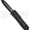 Rumble Heavy Duty Dagger Black OTF Automatic Knife - Two Tone Plain 2 Rumble Heavy Duty Dagger Black OTF Automatic Knife - Two Tone Plain -Best Knifes Shop SDS OTF Heavy Duty Dagger Black TT SB7307BK BP 19535 jr large