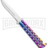 Spectrum Balisong Butterfly Knife (4.25"Satin) 2 Spectrum Balisong Butterfly Knife (4.25"Satin) -Best Knifes Shop Spectrum Balisong Butterfly Satin GX 37521 jr large