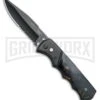 Super Knife Dingo Brown Marble Acrylic Automatic Knife - Black Serr -Best Knifes Shop Super Knife Dingo Brown Marble Acrylic Auto Black Serr GX 34968 jr large