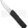 Thunder Black D/A OTF Automatic Knife - Satin Plain 1 Thunder Black D/A OTF Automatic Knife - Satin Plain -Best Knifes Shop Thunder Black DA OTF Auto Satin GX 34185 jr large