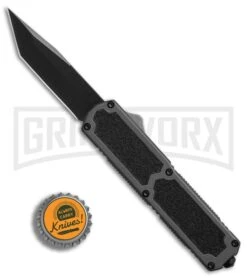 Titan Gray D/A OTF Automatic Knife - Tanto Black 9 Titan Gray D/A OTF Automatic Knife - Tanto Black -Best Knifes Shop Titan Gray DA Tanto black BP 27632 er bottlecap large
