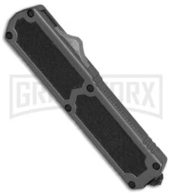 Titan Gray D/A OTF Automatic Knife - Tanto Black 8 Titan Gray D/A OTF Automatic Knife - Tanto Black -Best Knifes Shop Titan Gray DA Tanto black BP 27632 er spine large
