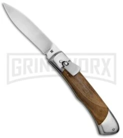 Zlatoust Russian Lever Lock Automatic Knife - Satin Plain