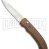 Zlatoust Walnut Wood Russian Automatic Knife (3.5" Mirror) -Best Knifes Shop Zlatoust Russian Walnut Wood Mirror BP 19462 jr large