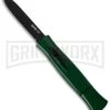 AKC 077 Concord Dark Green OTF Automatic Knife - Black Plain 2 AKC 077 Concord Dark Green OTF Automatic Knife - Black Plain -Best Knifes Shop akc 077 otf dark green black plain cm large