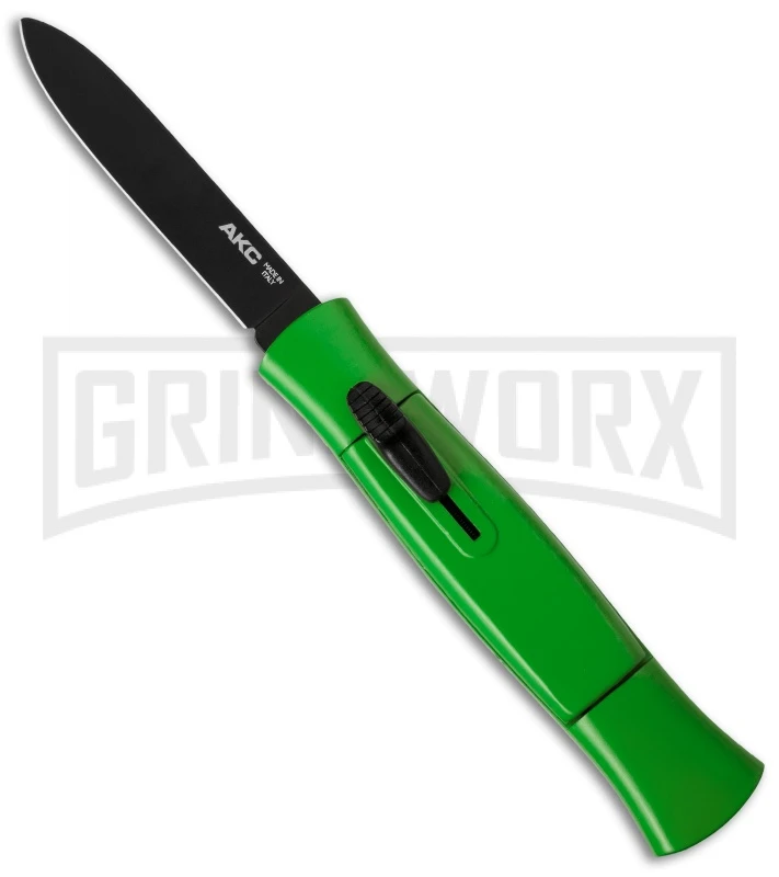 AKC 077 Concord Lime Green OTF Automatic Knife - Black Plain 3 AKC 077 Concord Lime Green OTF Automatic Knife - Black Plain
