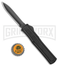 AKC F-20 Black D/A OTF Automatic Knife - Dagger Black Plain 9 AKC F-20 Black D/A OTF Automatic Knife - Dagger Black Plain -Best Knifes Shop akc f 20 da otf auto black aluminum black dagger BHQ 177898 jr bottlecap large