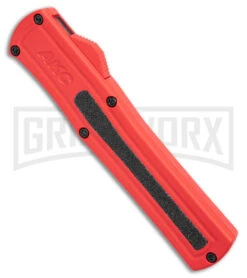 AKC F-20 Red D/A OTF Automatic Knife - Two Tone Plain 7 AKC F-20 Red D/A OTF Automatic Knife - Two Tone Plain -Best Knifes Shop akc f 20 da otf auto black red aluminum tt dagger BHQ 177264 jr spine large