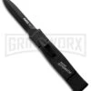 AKC Minion Concord Black OTF Automatic Knife - Dagger Black Plain -Best Knifes Shop akc mini concord black large