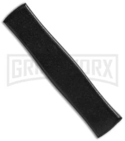 AKC Minion Concord Zebra OTF Automatic Knife - Black Flat -Best Knifes Shop akc mini concord zebra flat back cm large