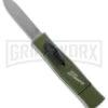 AKC Minion Concord Green OTF Automatic Knife - Flat Grind Polish Plain -Best Knifes Shop akc minion NATO flat large