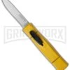AKC Minion Concord Yellow OTF Automatic Knife - Satin Plain -Best Knifes Shop akc minion satin flat yellow BHQ 36365 dl large