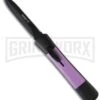 AKC Concord Black/Purple OTF Automatic Knife - Dagger Black Plain 2 AKC Concord Black/Purple OTF Automatic Knife - Dagger Black Plain -Best Knifes Shop akc otf concord purple scale large