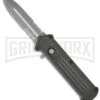 Gray Arrow OTF Joker Automatic Knife Cupid Clone - Bead Blast Serr 2 Gray Arrow OTF Joker Automatic Knife Cupid Clone - Bead Blast Serr -Best Knifes Shop arrow otf automatic knife gray large
