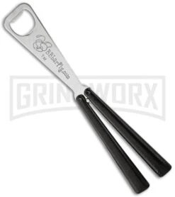 BB Barfly Black Bottle Opener Butterly Trainer - Satin