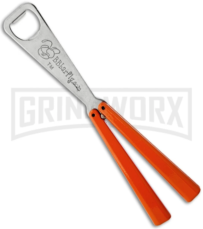 BB Barfly Orange Bottle Opener Butterfly Trainer 3 BB Barfly Orange Bottle Opener Butterfly Trainer