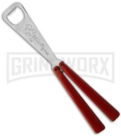 BB Barfly Red Bottle Opener Butterly Trainer
