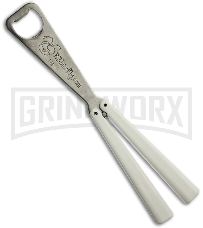 BB Barfly White Bottle Opener Butterfly Trainer 3 BB Barfly White Bottle Opener Butterfly Trainer