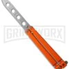 Bear OPS Bear Song II Orange Balisong Butterfly Knife - Satin Plain 2 Bear OPS Bear Song II Orange Balisong Butterfly Knife - Satin Plain -Best Knifes Shop bear ops b 201 or4 p 35005 cm 2 large