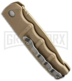 Boker Kalashnikov Desert Sand Automatic Knife - Copper Plain -Best Knifes Shop boker kalashnikov 01kals03n side cm large