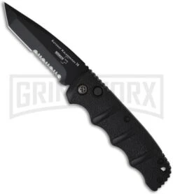 Boker Black Kalashnikov Automatic Knife - Black Serr Tanto