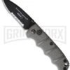 Boker Mini Kalashnikov Gray Automatic Knife - Black Serr -Best Knifes Shop boker kalashnikov mini 01kals73b large