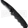 Boker Mini Kalashnikov Black Automatic Knife - Tanto Black Serr -Best Knifes Shop boker kalashnikov mini 01kals73bts large