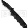 Boker Plus Reality-Based Black Automatic Knife - Tanto Black Serr 2 Boker Plus Reality-Based Black Automatic Knife - Tanto Black Serr -Best Knifes Shop boker plus 01bo054 auto tanto large