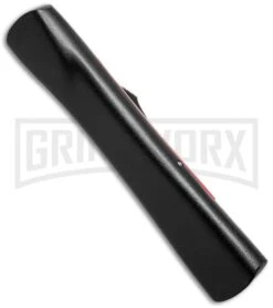 AKC Concord Black/Red OTF Automatic Knife - Dagger Satin Plain 5 AKC Concord Black/Red OTF Automatic Knife - Dagger Satin Plain -Best Knifes Shop concord black red insert polished d side large