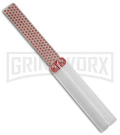 DMT Diafold Double-Sided Sharpener - Extra Fine/Fine -Best Knifes Shop dmt diamond sharperner double sided red large