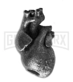 Magallona Pewter Beating Heart Lanyard Bead