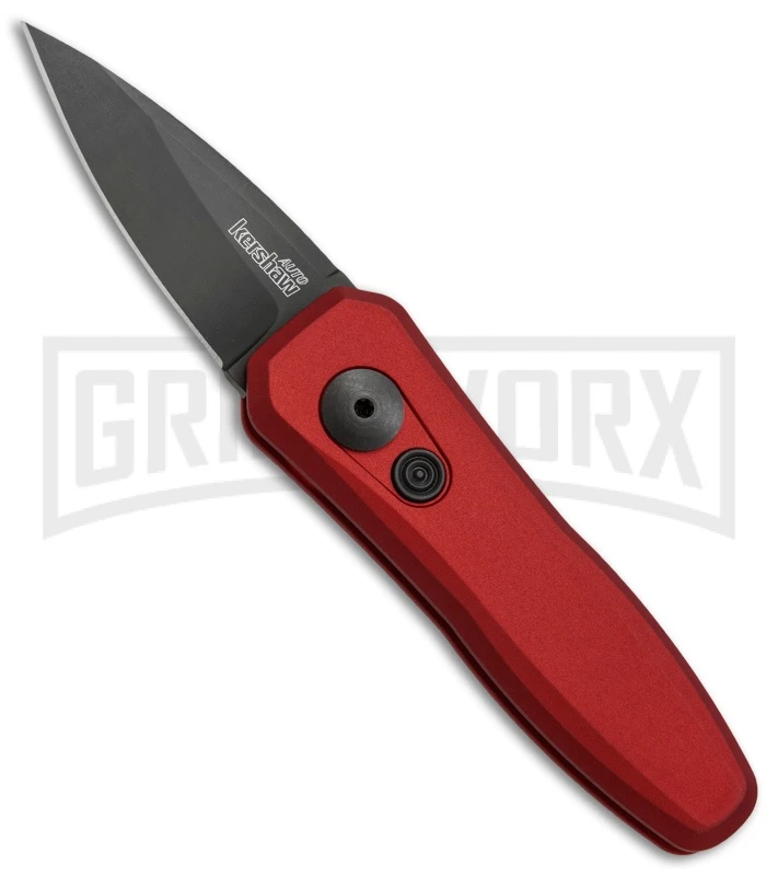 Kershaw Launch 4 Red Automatic Knife CA Legal - Black Plain 4TH18 3 Kershaw Launch 4 Red Automatic Knife CA Legal - Black Plain 4TH18