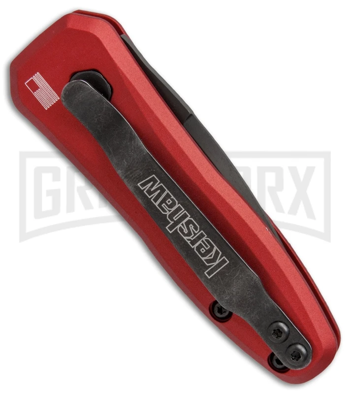 Kershaw Launch 4 Red Automatic Knife CA Legal - Black Plain 4TH18 5 Kershaw Launch 4 Red Automatic Knife CA Legal - Black Plain 4TH18 - Image 3