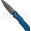Kershaw Launch 6 Blue Automatic Knife - Black Plain -Best Knifes Shop kershaw launch 6 blue 7800BLUBLK BHQ 37862 er large