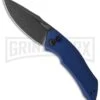 Kershaw Launch 1 Blue Aluminum Automatic Knife - Blackwash Plain 1 Kershaw Launch 1 Blue Aluminum Automatic Knife - Blackwash Plain -Best Knifes Shop kershaw launch auto 1 blackwash blue cm large