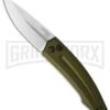 Kershaw Launch 2 OD Green Aluminum Automatic Knife - Stonewash Plain -Best Knifes Shop kershaw launch auto 2 sw 7200swol cm bhq 32693 jr 1 large