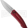 Kershaw Launch 2 Red Aluminum Automatic Knife - Stonewash Plain 1 Kershaw Launch 2 Red Aluminum Automatic Knife - Stonewash Plain -Best Knifes Shop kershaw launch auto 2 sw red cm large