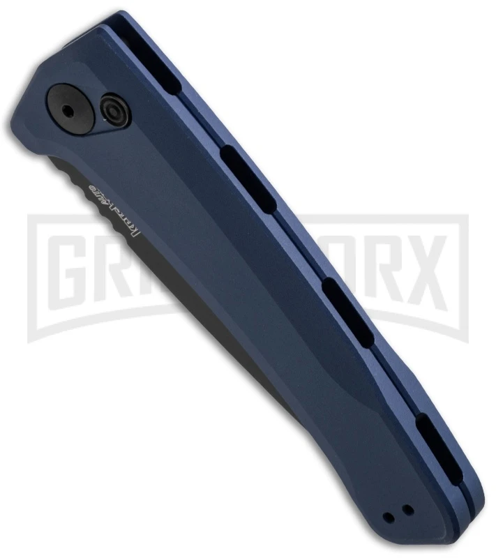 Kershaw Launch 3 Blue Automatic Knife - Black Plain 4 Kershaw Launch 3 Blue Automatic Knife - Black Plain - Image 2