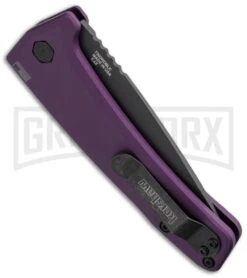 Kershaw Launch 3 Purple Automatic Knife - Black Plain -Best Knifes Shop kershaw launch auto 3 black dlc purple side cm large