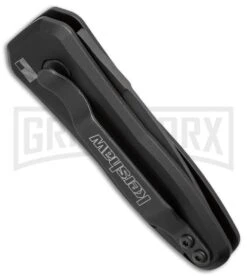 Kershaw Launch 4 Black Automatic Knife CA Legal - Black Plain -Best Knifes Shop kershaw launch auto 4 7600blk side cm large