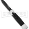 AKC Minion Concord White/Black OTF Automatic Knife - Dagger Black 2 AKC Minion Concord White/Black OTF Automatic Knife - Dagger Black -Best Knifes Shop minion white black black dagger jm large