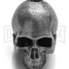 Magallona Pewter Realistic Skull Lanyard Bead -Best Knifes Shop realistic skull bead cm large