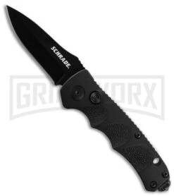 Schrade Mini Extreme Survival Black Automatic Knife - Black Plain
