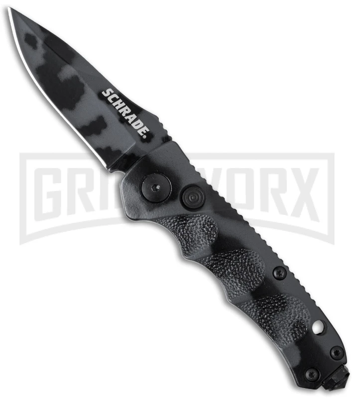 Schrade Mini Extreme Survival SC60MC Urban Camo Automatic - Spear Point Plain 3 Schrade Mini Extreme Survival SC60MC Urban Camo Automatic - Spear Point Plain