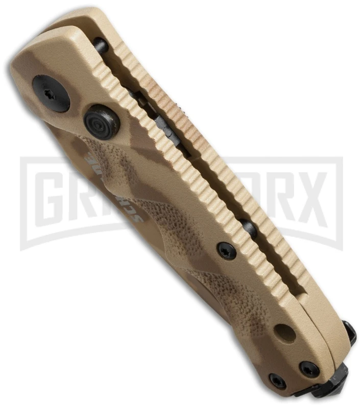 Schrade Mini Extreme Survival SC60MD Desert Camo Automatic - Spear Point Plain 4 Schrade Mini Extreme Survival SC60MD Desert Camo Automatic - Spear Point Plain - Image 2