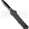 Schrade SCHOTF3BS Viper OTF Assisted Opening Knife - Black Serr -Best Knifes Shop schrade schotf3 bhq 12165 jr large