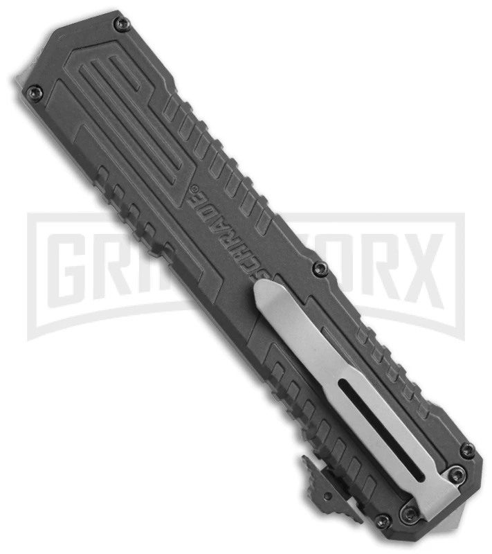 Schrade SCHOTF3BS Viper OTF Assisted Opening Knife - Black Serr 4 Schrade SCHOTF3BS Viper OTF Assisted Opening Knife - Black Serr - Image 2