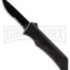 Schrade SCHOTF7BS Black OTF Spring Assisted Knife - Black Serr -Best Knifes Shop schrade schotf7bs large